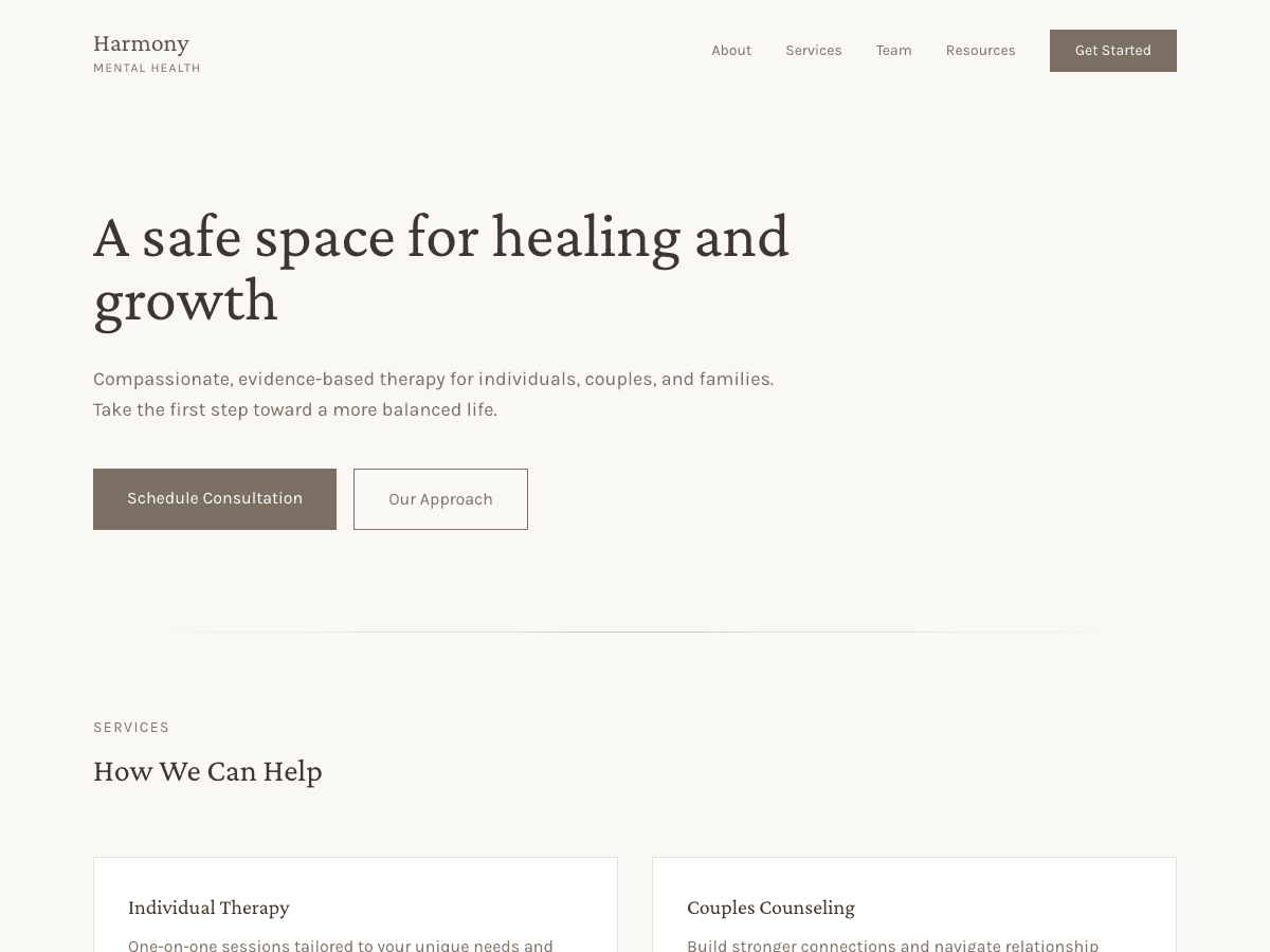 Harmony Mental Health