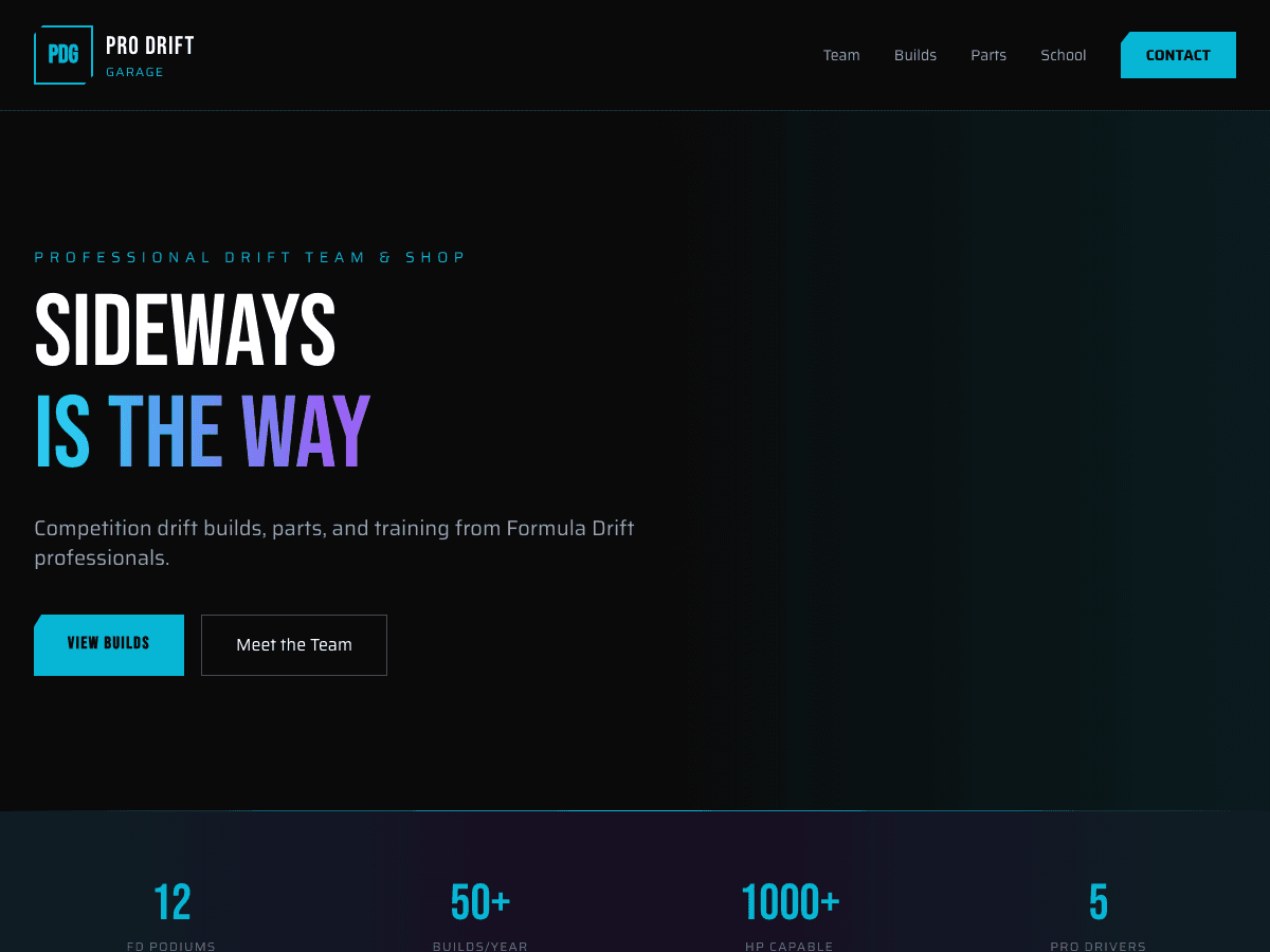 Pro Drift Garage
