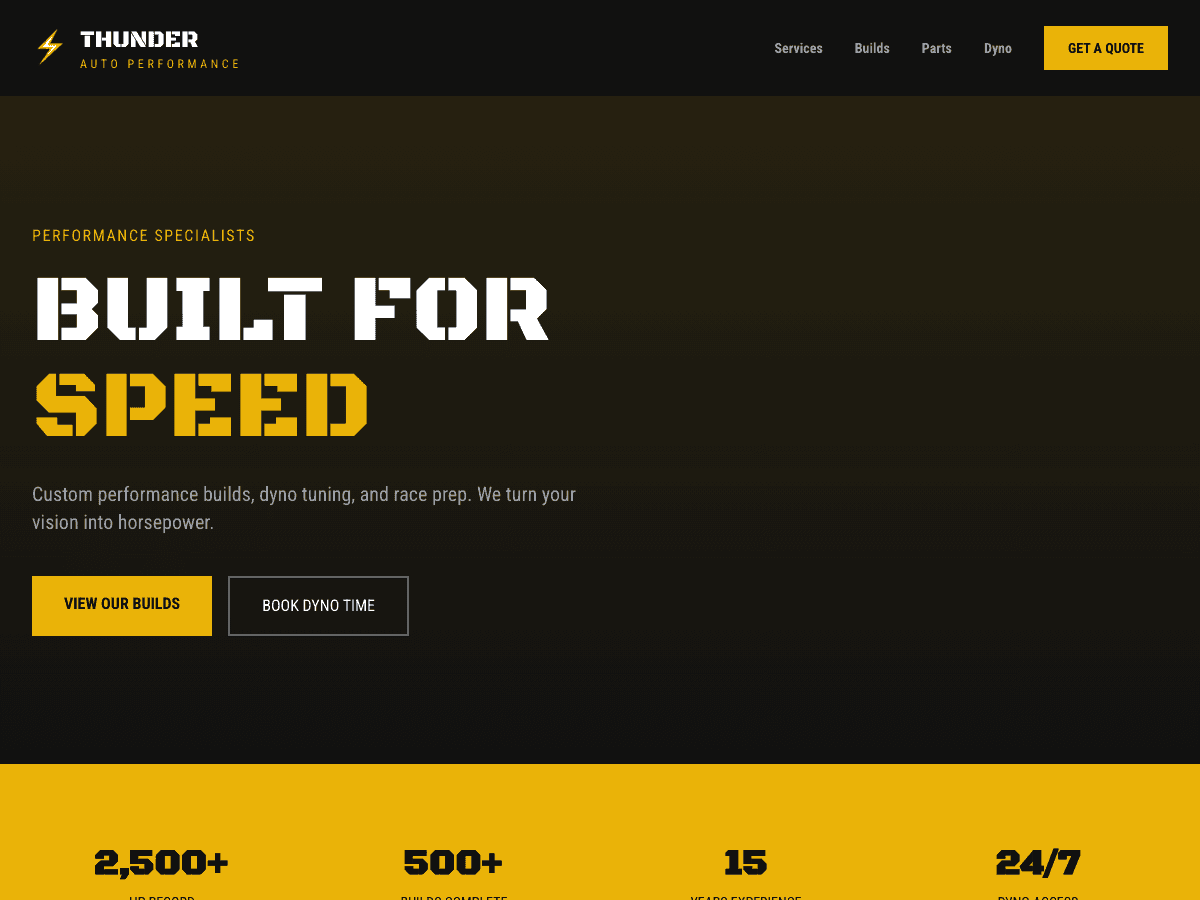 Thunder Auto Performance