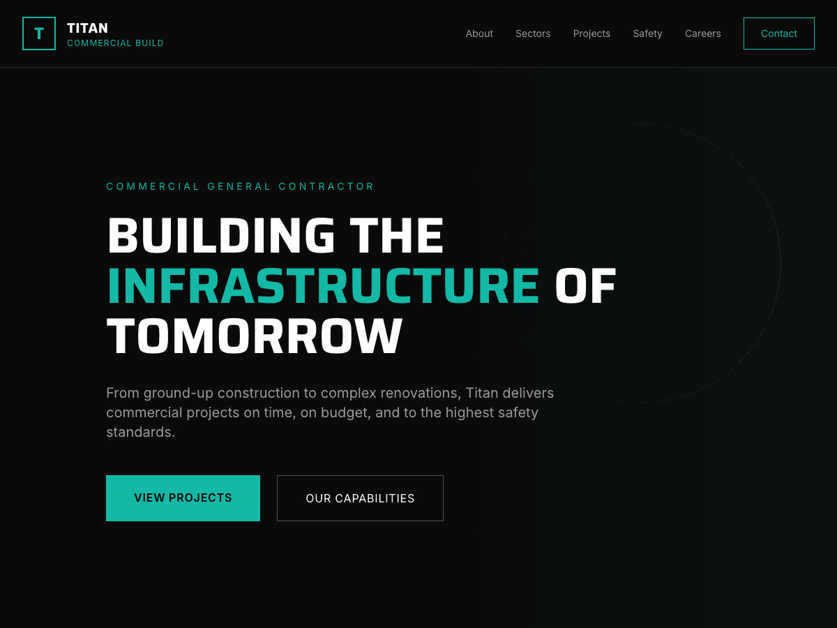 Titan Commercial Build